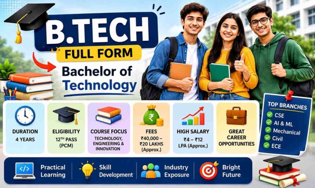 b tech full form