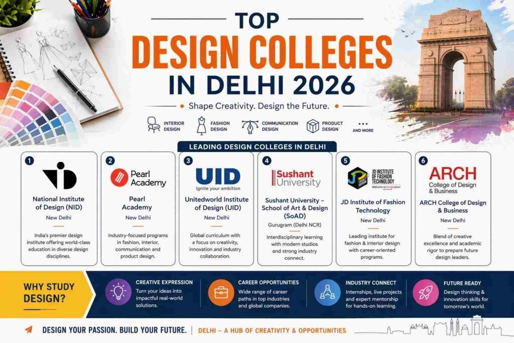 top design colleges in delhi