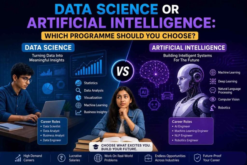 artificial intelligence vs data science