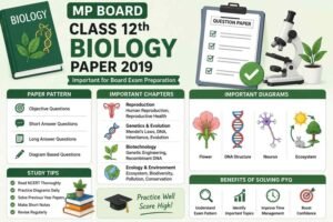 mp board class 12th biology paper 2019