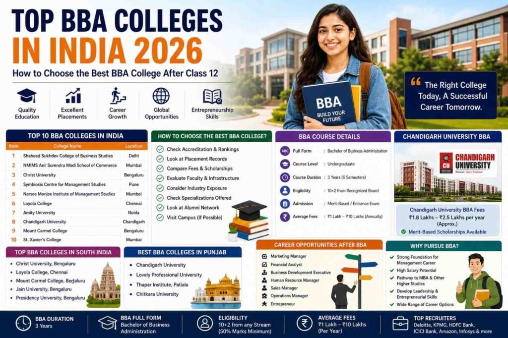 top bba colleges in india