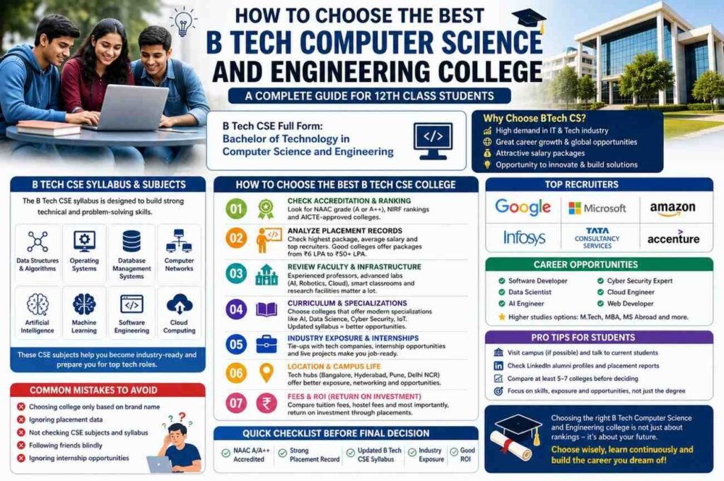 b tech computer science and engineering